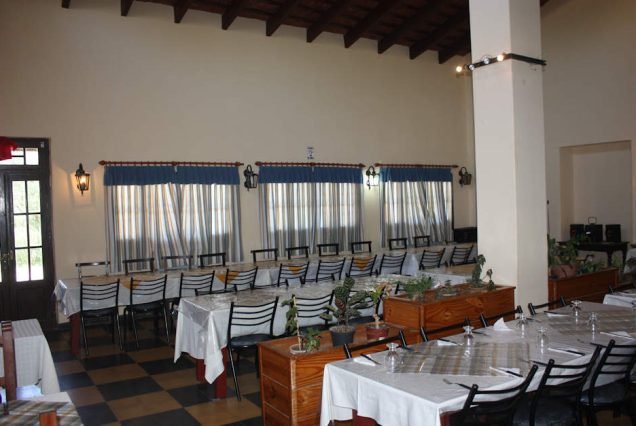 Comedor Hotel Principado en Capilla del Monte